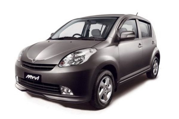 Подбор шин на Perodua Myvi