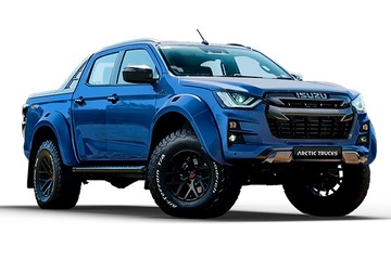 Coprisedili Anteriori In Pelle Per Isuzu D-Max (2022-2025), Con Copri Poggiatesta, Colore Blu Scuro, Adatti A Tutte Le Stagioni E Airbag Compatibili
