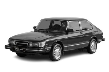 サーブ 900 - 各年式と世代のリム仕様、タイヤ仕様、PCD、オフセット