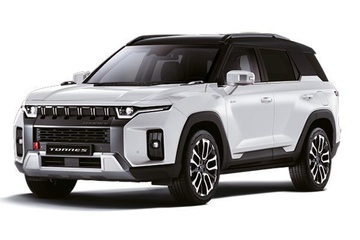 Pedane Laterali In Alluminio Per KGM SsangYong Torres 2023-2025 – 2 Pezzi, Colore Argento, Con Staffe