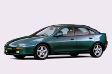 マツダ　ランティス　販売用　資料　セールスマニュアル マツダ ランティス - 各年式と世代のリム仕様、タイヤ仕様、PCD