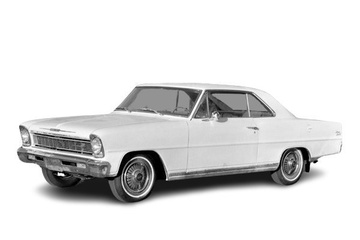 Chevrolet Chevy IIII (X-body) [1966 .. 1967] - Tamaños de ruedas y