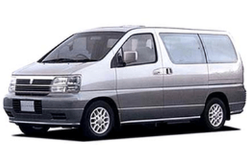 日産 エルグランド I (E50) [1997 .. 2000] - ホイール＆タイヤサイズ 